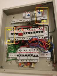 A complete diagram of single phase distribution board with double pole mcb wiring, rcd wiring, volt meter wiring and light indicator. Home Wiring 2 Pole Mcb For Single Phase Power