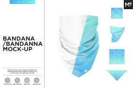 The Bandana Mock Up Business Card Logo Mockup Mockup Design