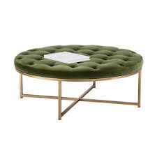 Everly Quinn Wynonna Round Tufted Ottoman Wayfair In 2020 Round Tufted Ottoman Tufted Ottoman Coffee Table Tufted Ottoman