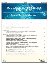 The Coevolution Of Relationship Dominant Logic And Supply Risk Mitigation Strategies Kaufmann 2016 Journal Of Business Logistics Wiley Online Library