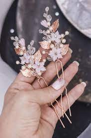 This Item Is Unavailable Etsy Gold Hair Pin Floral Accessories Hair Pink Hair Accessories