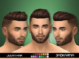 Bienvenue sur mod sims 4 ! The Sims Resource Julian Hair Retextured By Badkarma Sims 4 Hairs Sims 4 Hair Male Sims Hair Sims 4