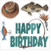 Today and everyday remember to enjoy the small things that bring you the. Birthday Fishing Cards Fish Wishing I Was Fishing Bait Hat Etc Signway