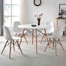 Mainstays Mid Century Modern Dining Chairs Set Of 4 Walmart Com Mid Century Modern Dining Set Midcentury Modern Dining Chairs Dining Sets Modern