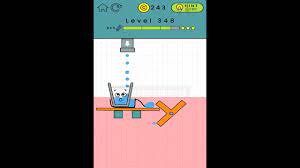 The aim of the game is to fill the empty cups of each level with free hand touchscreen drawings. Happy Glass Level 348 3 Stars Walkthrough Youtube