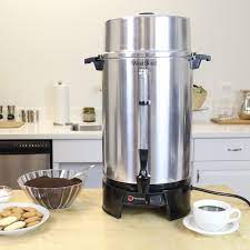 * * add approximately 6 ounces of water for each cup of coffee desired. West Bend Coffee Maker Aluminum School Specialty Marketplace