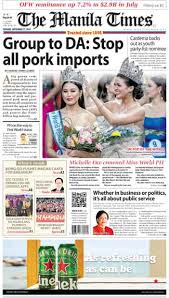 There was a time when president duterte was a novelty, a unique political specimen. Today S Front Page September 17 2019 The Manila Times