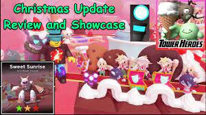 Beating and Showcasing the Christmas Update! - Tower Heroes - YouTube