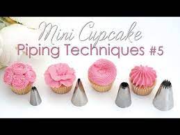 piping mini cupcakes piping techniques video tutorial 5 cakes by lynz mini cupcakes cupcakes piping techniques cupcake piping