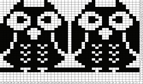 Tricksy Knitter Charts 2 Owls Would Be Great As A