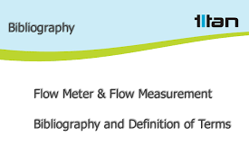 Flow Meter Flow Measurement Bibliography Definition Of Terms