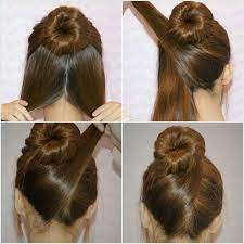 Surely everyone will stop and look at you admiring your splendidly curled long. 5 Minute Criss Cross Bun Updo A Quick Professional Hairstyle Hair Styles Long Hair Styles Hair Lengths