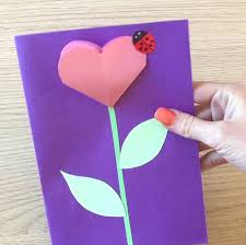 Bricolage fete des meres : Hugo L Escargot Carte Coeur Fleur Fete Des Meres Facebook