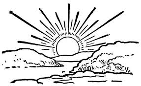 Sunrise Clipart Etc Black And White Art Drawing Sunset Tattoos Drawing Sunset Here you can explore hq sun drawing transparent illustrations, icons and clipart with filter setting like size, type, color etc. black and white art drawing sunset