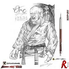 Jiu Jitsu Illustration Orc Jiu Jitsu Be Yorcself By Ricardoatomic Contact Atomiczoneusa Yahoo Com Jiu Jitsu Martial Arts Tattoo Design Drawings