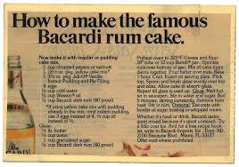 Bacardi Rum Cake This Is A Classic Recipe From The 70s Ingredients 1 Cup Chopped Pecans Or Walnuts 1 18 5 Ounce Rum Cake Recipe Bacardi Rum Cake Rum Cake