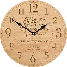 30% off with code mondaysave30. 50th Anniversary Personalized 50th Wedding Anniversary Anniversary Gift For Her 50th Wedding Wedding Gifts For Parents Wall Clock Gift 50th Anniversary Gifts