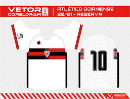 Arte Vetor Camisa Atletico Goieniense Reserva 2020 2021 No Elo7 Marcos Designer 1542495