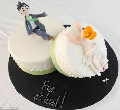 Cake's blog posts contain affiliate links and we earn commission from purchases made through these links. Till Death Do Us Party The Divorce Cakes Sparked By Trend For Separation Celebrations Daily Mail Online