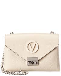 Valentino By Mario Valentino Isabelle Dollaro Leather Crossbody In White Lyst