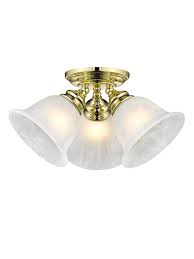 While there are plenty of ceiling flush mount lights to choose from, they're more functional than aesthetic. 3 Light Polished Brass Ceiling Mount 1j47x Cappadonna S Of Arizona