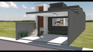 Chegou a hora de construir a sua casa e você está precisando de inspirações? Casa Pequena Moderna 7x20 Youtube