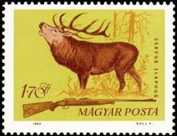 Sello Red Deer Cervus Elaphus Hungria Hunting Mi Hu 2085a Sn Hu 1632 Yt Hu 1696 Sg Hu 2040 Afa Hu 2040 Red Deer Deer Postage Stamps
