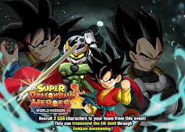 It is also the first western release, marking dragon ball heroes debut outside japan after 8 years. Super Dragon Ball Heroes World Mission Dragon Ball Z Dokkan Battle Wiki Fandom