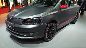 This rapid rider plus variant comes with an engine putting out and of max power and max torque respectively. Skoda Rapid Matte Concept Confirmed For Launch This Year
