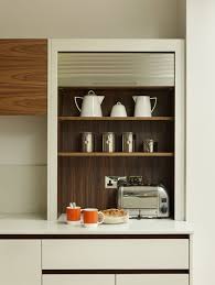 tambour door on cabinet in roundhouse