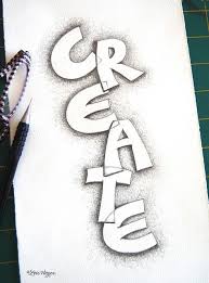 Onderwijs En Zo Voort 3589 Schaduw Tekenen Mooi Effect Met Letters Creatieve Belettering Brief Tekenpotlood