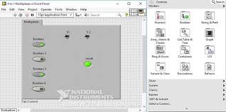1 An Example Of A Front Panel In Labview 1 Is The Front Panel Window Download Scientific Diagram