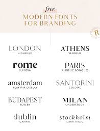 Free but quality fonts that you can use for your different projects are an essential component of every designers' tool kit. Free Modern Fonts For Branding In 2020 Graphic Design Fonts Modern Fonts Free Modern Fonts