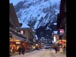 Maybe you would like to learn more about one of these? Amazing Evening Mountain View With Snow Falls Grindelwald Switzerland Travel Tourist Destination Youtube
