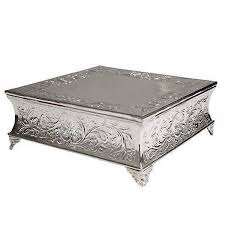 This is a beautiful bling cake stand or riser for any special event! Look For Premium Quality Metal Cake Stands And Cake Plateaus At Efavormart Com Create An Elegant Cake Present Metal Cake Stand Wedding Cake Stands Cake Riser