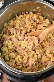 Make sure the pasta is all in the liquid. Instant Pot Chicken Cordon Bleu Pasta Casserole Recipe