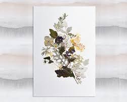 Original Pressed Flower Art Herbarium Dried Flower Art Flower Picture Pressed Botanicals Wall Art Botanical Art Getrocknete Blumen Gerahmt Pressed Flower Art Flower Art Pressed Flowers