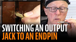 How to revert an output jack to an endpin