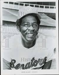Press Photo Hank Allen, Infielder, Washington Senators Baseball Team