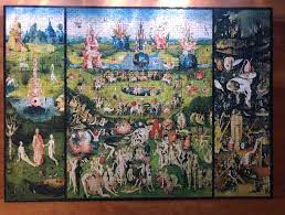 Garden of earthly delights puzzle. The Garden Of Earthly Delights One Of My Favorite Paintings And It Was A Great Puzzle Too Jigsawpuzzles