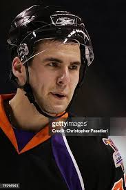 Frederik Cabana of the Philadelphia Phantoms fights Michael Haley of...  News Photo