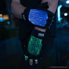 Light Up Gloves With Fingers Your Mind Your World