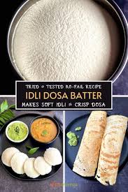 Idli Dosa Batter Recipe Recipe In 2020 Dosa Batter Recipe Batter Recipe Recipes