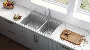 Free shipping on qualifying orders over $2500. 33 X 22 Inch Drop In Topmount Kitchen Sink 16 Gauge Stainless Steel 70 30 Double Bowl Ruvati Usa
