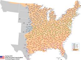 2014 Hummingbird Migration Maps