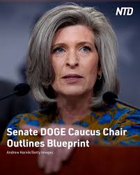 The new chair of the Senate Department of Government Efficiency (DOGE)  Caucus, Sen. Joni Ernst (R-Iowa), says she has identified about one  trillion dollars in potential federal spending cuts.