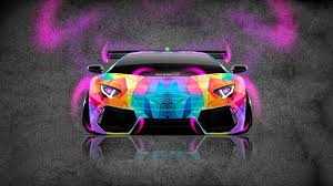 Black And Blue Lamborghini Wallpaper Lamborghini Aventador Neon
