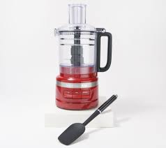 How many watts is the kitchenaid 7 cup food processor? Kitchenaid 9 Cup Food Processor Plus With Spatula Blade Storage Qvc Com