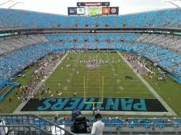 bank of america stadium section 528 row 3 home of