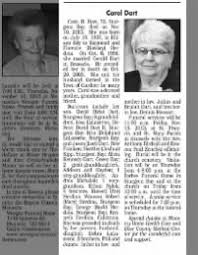 Obituary for Carol H. Dart, 1937-2013 (Aged 76)